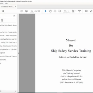 Ship Safety Service Training Manual PDF DOWNLOAD