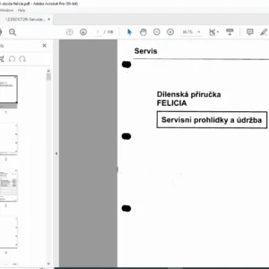 Skoda Felicia Service Manual - Workshop Repair Guide PDF Download