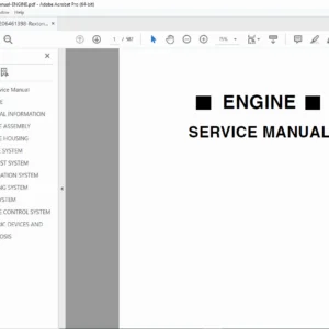 SsangYong Rexton Engine Service Repair Manual – PDF Download