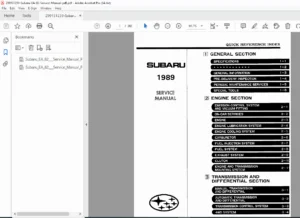 Subaru EA-82 Engine Service Manual PDF - DOWNLOAD
