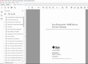 Sun Enterprise 420R Server Service Manual - Professional Repair Guide PDF