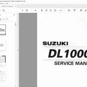 Suzuki DL1000 V-Strom K2 (2002) Service Manual – General Info & Specs PDF