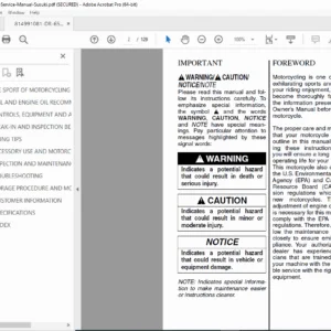 Suzuki DR650SE Owner’s Manual & Maintenance Guide PDF
