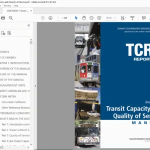 TCRP Report 100: Transit Capacity and Quality of Service Manual 2nd Ed (PDF)