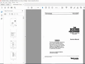 Tektronix SCD1000 & SCD5000 Transient Waveform Recorder Service Manual PDF