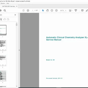Transasia XL-100 Clinical Chemistry Analyzer Service Manual with ISE PDF