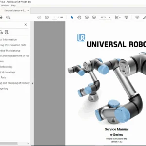 Universal Robots e-Series Service Manual — UR3e / UR5e / UR10e (EN) PDF