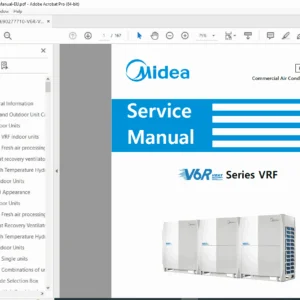 V6R VRF Air Conditioning System Service Manual (EU) – PDF