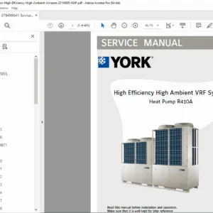 VRF High Efficiency Heat Pump Service Manual  PDF