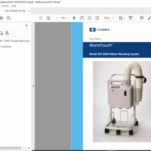 WarmTouch WT-5900 Patient Warming System Service Manual — PDF