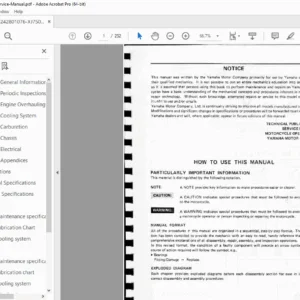 Yamaha XJ700X / XJ750X Motorcycle Service Manual PDF