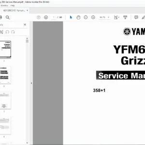 Yamaha YFM600 Grizzly (YFM600FWAL/FWALC) Supplementary Service Manual PDF