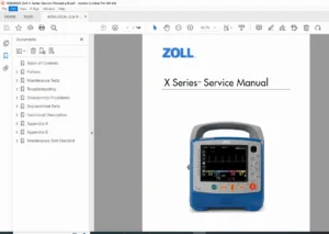 ZOLL X Series Defibrillator Service Repair Manual Rev D – PDF