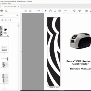 Zebra ZXP Series 3 Service Manual PDF — Repair & Diagnostics Guide