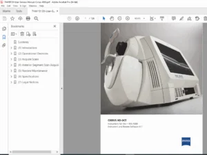 Zeiss CIRRUS HD-OCT 400 & 4000 Service & User Manual PDF (Software 8.1)