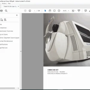 Zeiss CIRRUS HD-OCT 400 & 4000 Service & User Manual PDF (Software 8.1)