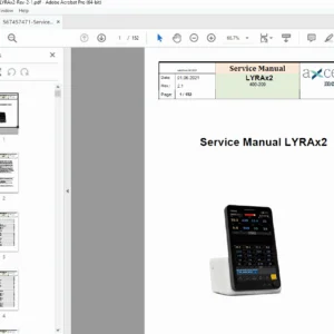 aXcent LYRAx2 Ventilator Service Manual Repair Guide Medical Equipment PDF