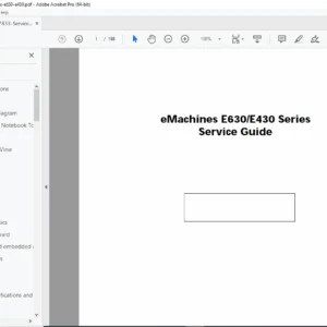 eMachines E630 E430 Service Manual - Complete Repair Guide PDF Download