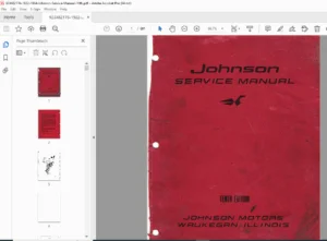 1922–1964 Johnson Outboard Service Manual (10th Ed) PDF DOWNLOAD