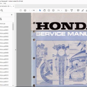 1989–1990 Honda CB-1 (CB400F) Service Manual PDF DOWNLOAD