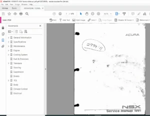 1991 Acura NSX Service Manual (Factory Repair Book) – PDF Download