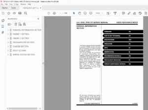 2017 Subaru WRX STI Factory Service Manual PDF DOWNLOAD