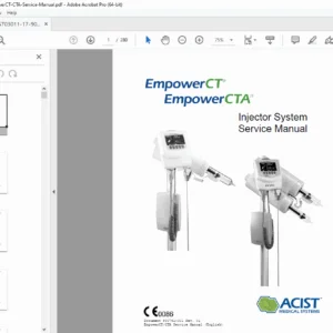 ACIST EmpowerCT / EmpowerCTA Injector Service Manual PDF