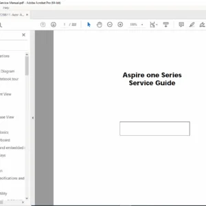 Acer Aspire One D250 Service Manual PDF DOWNLOAD