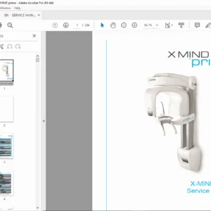 Acteon X-MIND prime Service Manual PDF (NXMPEN050C, 01/2020)