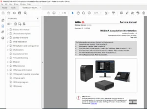 Agfa MUSICA NX Acquisition Workstation Service Manual – All NX Versions PDF