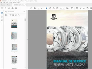 Alcoa Wheels Service Manual Romanian - Truck Wheel Installation Repair PDF