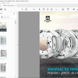 Alcoa Wheels Service Manual Romanian - Truck Wheel Installation Repair PDF