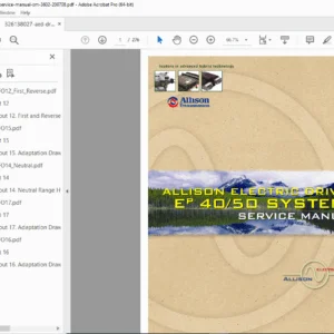 Allison EP 40/50 Electric Drive Service Manual PDF DOWNLOAD