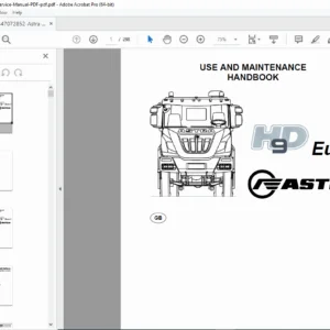 Astra HD9 Euro 3 Service Manual PDF – Maintenance, Diagnostics & Electrics