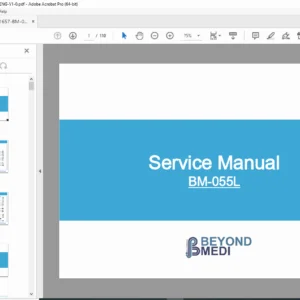 BM-055L Plasma Sterilizer Service Manual (Installation, Service, Errors, Wiring)  PDF