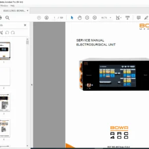 BOWA ARC 400 Service Manual Repair, Maintenance & Safety Tests  PDF