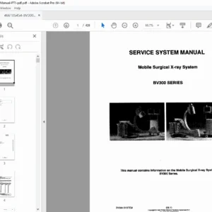 BV300 Series Mobile Surgical X-Ray System Service System Manual PDF