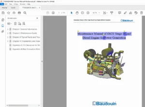 Baudouin 6M21 Stage II Diesel Engine Maintenance Manual PDF