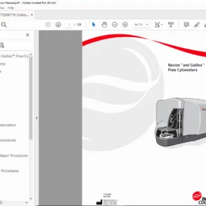 Beckman Coulter Navios & Gallios Flow Cytometer Service Manual PDF