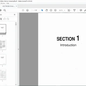 Bird 8400ST Volume Ventilator Service Manual 1990 PDF