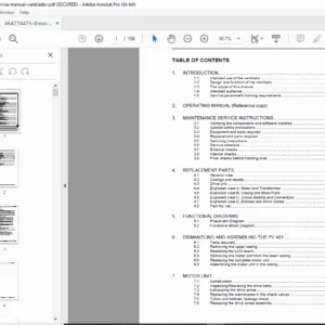 Breas PV401 Ventilator Service Manual PDF DOWNLOAD