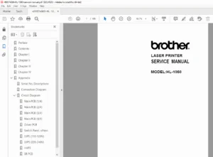 Brother HL-1060 Laser Printer Service Manual PDF