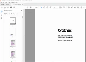Brother MFC-9420CN Service Manual PDF DOWNLOAD
