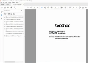 Brother MFC8500 FAX8360P Service Manual PDF (2002) DOWNLOAD