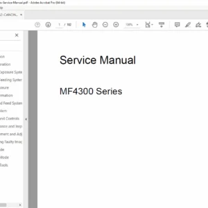 Canon MF4300 D450d Service Manual Repair Troubleshooting Guide PDF