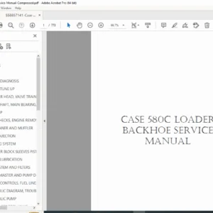 Case 580C Loader Backhoe Service Manual PDF DOWNLOAD