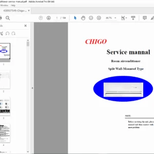 Chigo Split Wall-Mounted AC Service Manual PDF