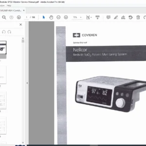 Covidien Nellcor Bedside SpO2 Patient Monitoring System Service Manual PDF