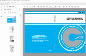Daelim S3 125 Service Manual (2010) – Engine, CVT, Wiring – PDF
