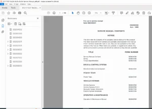 Daewoo BC20S BC25S BC30S Electric Lift Truck Service Manual PDF